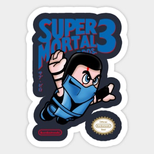 Super Mortal Bros. - Sub Zero Sticker